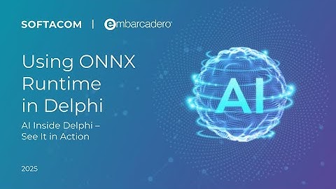 Using ONNX Runtime in Delphi