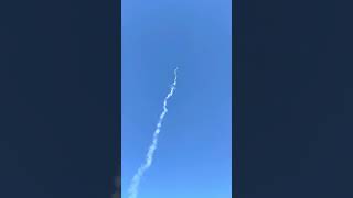 Estes Comanche-3 on Estes D12-0 Booster and C6-7 Sustainer Rocket Launch (2 Stage) #shorts #Rocket