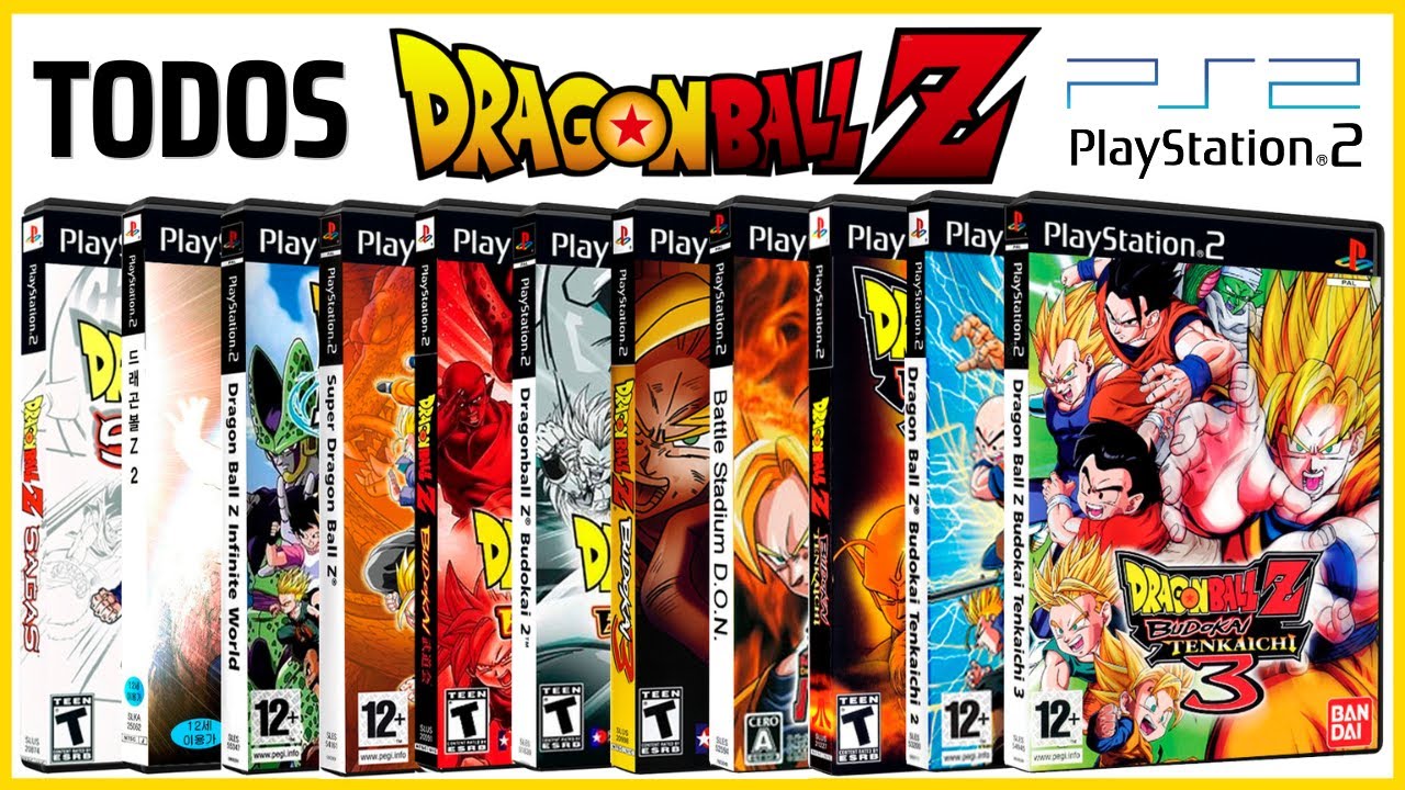 TODOS OS DRAGON BALL PARA PLAYSTATION 2