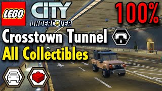 LEGO City Undercover - Crosstown Tunnel 100% Guide (All Collectibles) Free Roam Gameplay