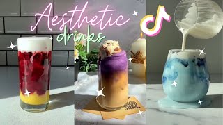 Aesthetic Drinks Part 5 Relaxing Homecafe Drinks Tiktok Compilation 2021
