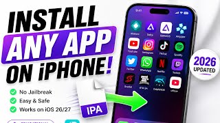 How to install  Any Cracked App on Your iPhone (2026) app sideloading Full Tutorial Beginner friendy