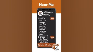 Menus4ALL NearMe with VoiceOver