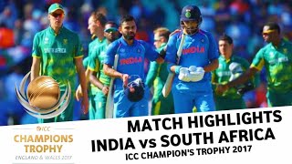 India vs South Africa | Highlights | ICC Champions Trophy 2017 screenshot 5