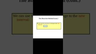 Bisection Method Presentation