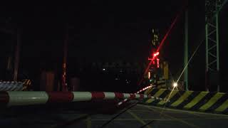 1080227 台鐵168次紅斑馬自強號通過彰化社頭中興路平交道