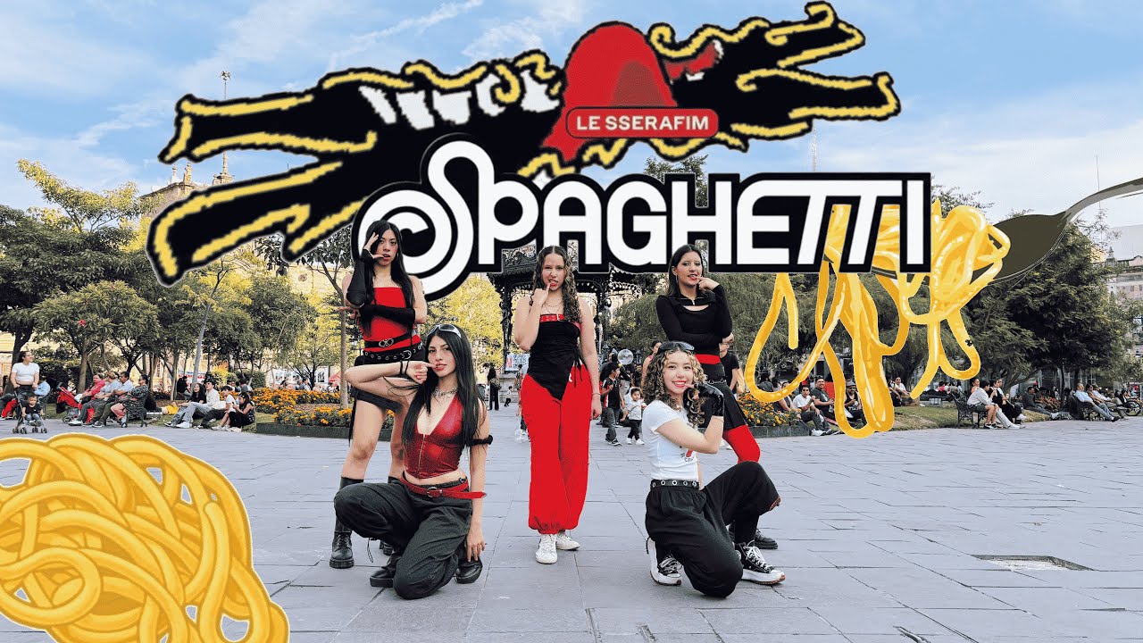 [K-POP IN PUBLIC | ONE TAKE] LE SSERAFIM(르세라핌) - ´SPAGHETTI´ | Dance cover by NOVAE from México🍝✨