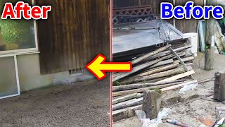【山復興】土砂崩れで埋まってしまった道具置き場が復活！
