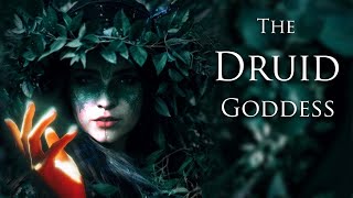 The Druid Goddess and Serpent Encounter
