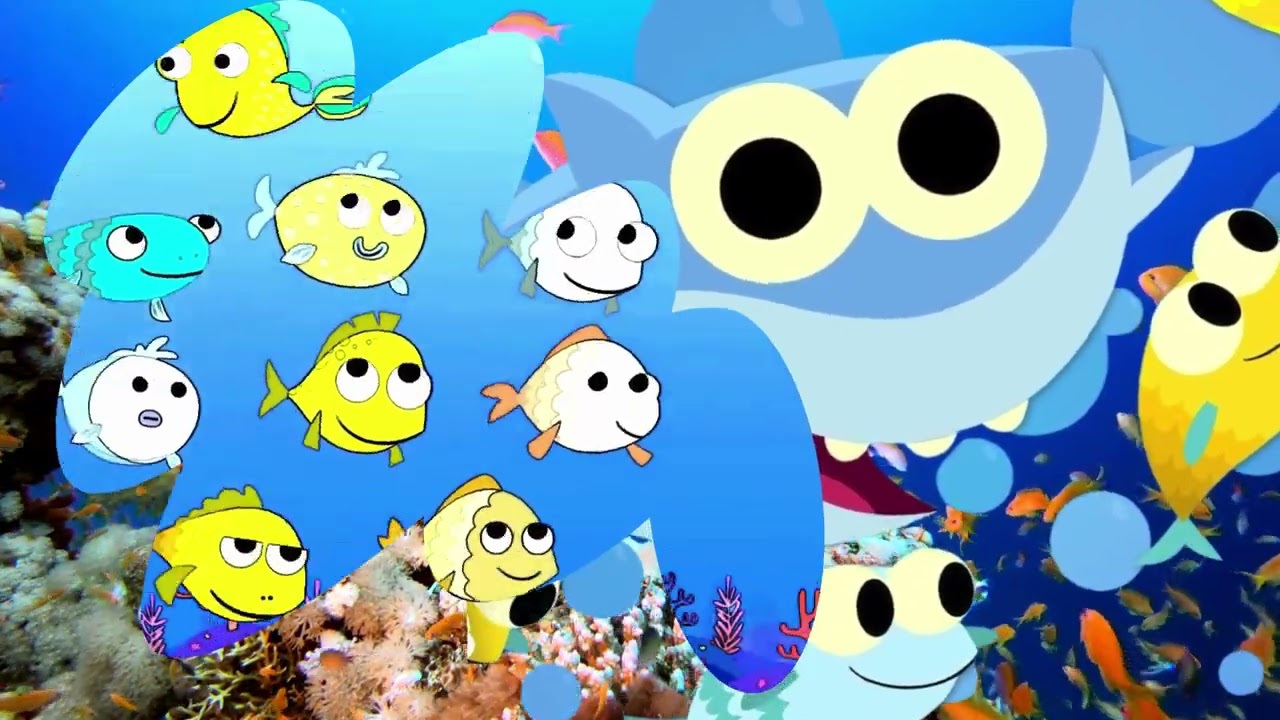 10 Little Fishies  & Diez Pequeños peces | Ingles y Español | Nursery Rhymes | Canciones Infantiles