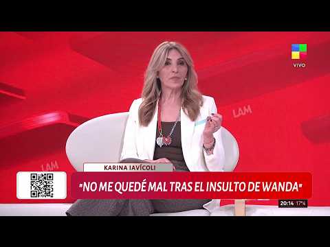 📢 LA PALABRA DE KARINA IAVÍCOLI TRAS SU CRUCE CON WANDA NARA