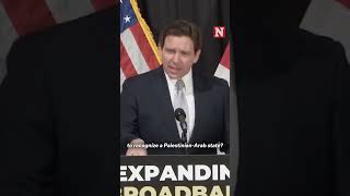 DeSantis Calls Out Biden Over Reports Of Recognizing Palestinian State