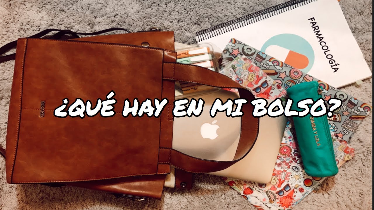 ¿Qué hay en mi BOLSO de la UNIVERSIDAD? - Angela Walters ·AD·