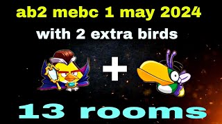 Angry birds 2 mighty eagle bootcamp Mebc 1 may 2024 with 2 extra birds chuck+hal #ab2 mebc today