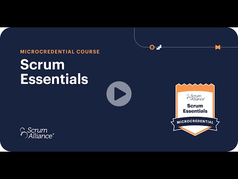 Scrum Essentials - video from Scrum Alliance