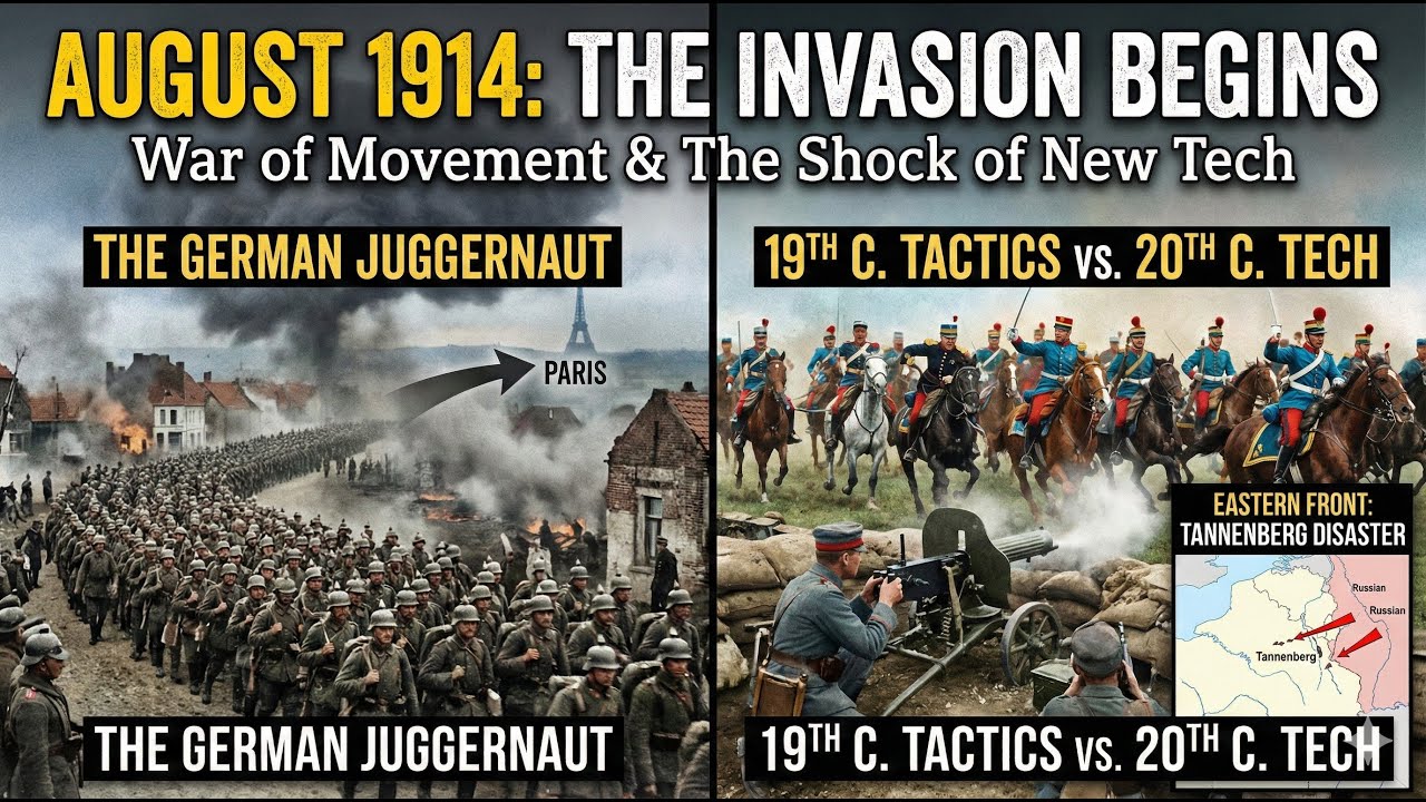 WWI: 02. August 1914  - The Collision – Old Tactics vs. Modern War