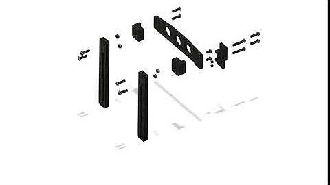 Bracket Assembly for Shapeoko 3 w/Z-Plus Animation