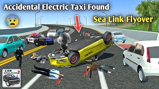 Tesla Car Electric Taxi Accident On Sea Link Flyover - Car Simulator 2 Gameplay #carsimulator2 #game screenshot 5