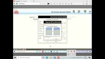 Failed to sync operator details due to server. Aadhaar software successfully synced  on anydesk new