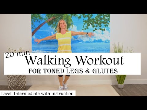 Leg & Glute Focused Walking Workout for Seniors and Beginners