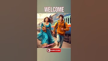 Viral Couple Train Missing 3D Images |Bing Ai Genrator 😂💖💥