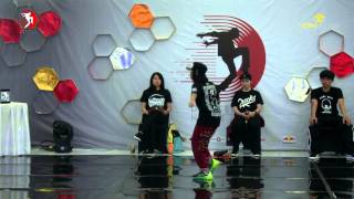Dance Up The Nation 2015 Battle 2On2 Allstyle - Top 16 Sinyo I Vs Under 17