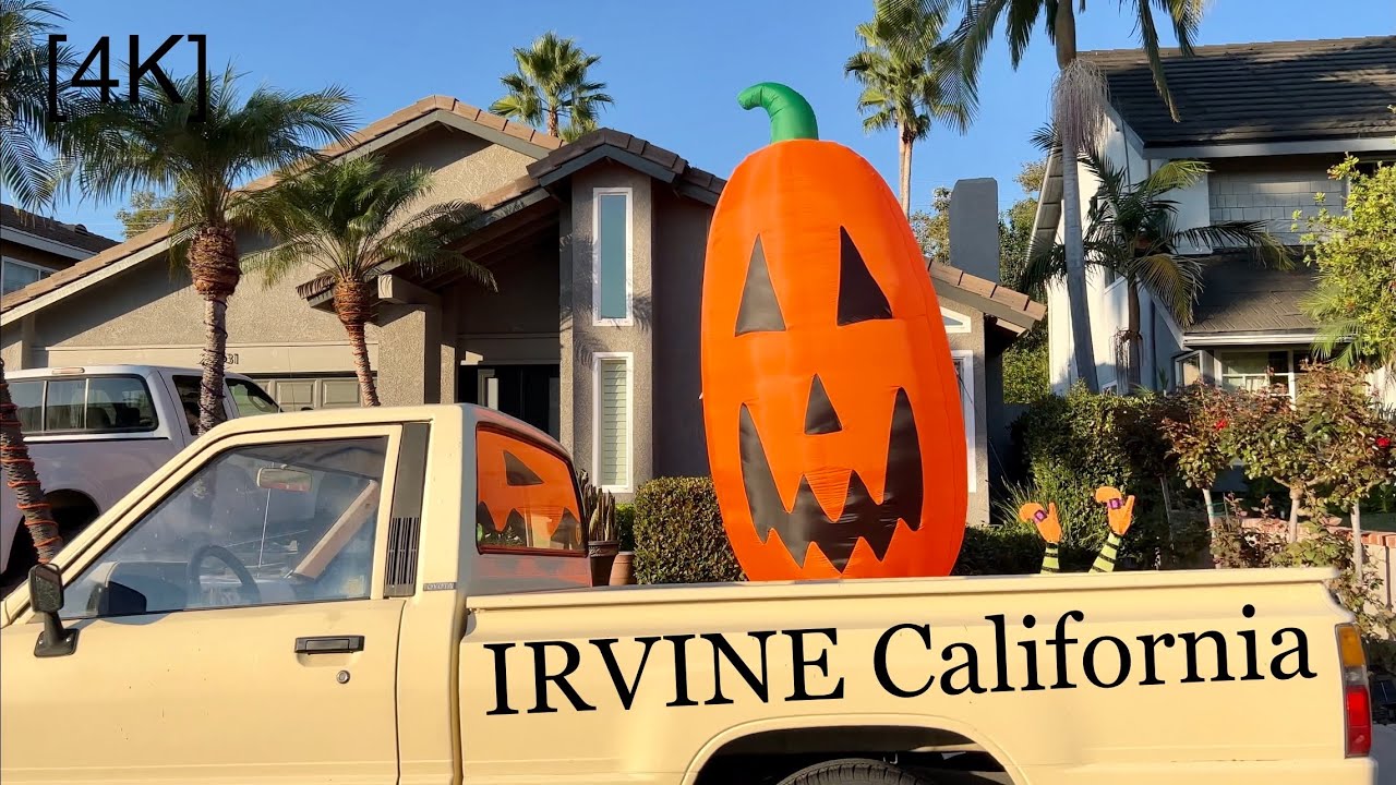 IRVINE California - driving tour [4K]