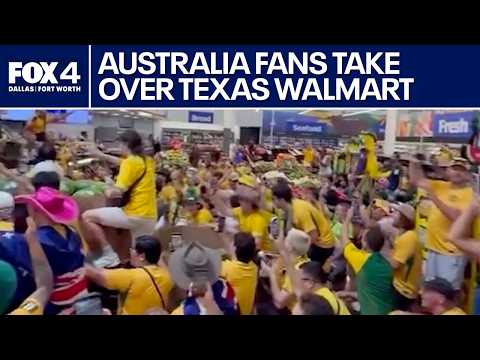 World Cup 2026: Aussie fans take over Arlington Walmart