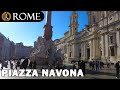 Rome guided tour ➧ Piazza Navona [4K Ultra HD]