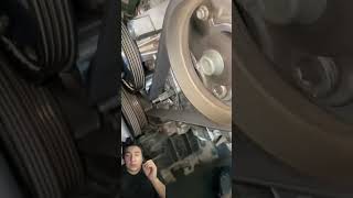 How to know if a bearing is damaged or if I need to replace the belt #mechanics #cars #workshop