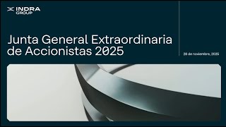 Junta General Extraordinaria de Accionistas 2025