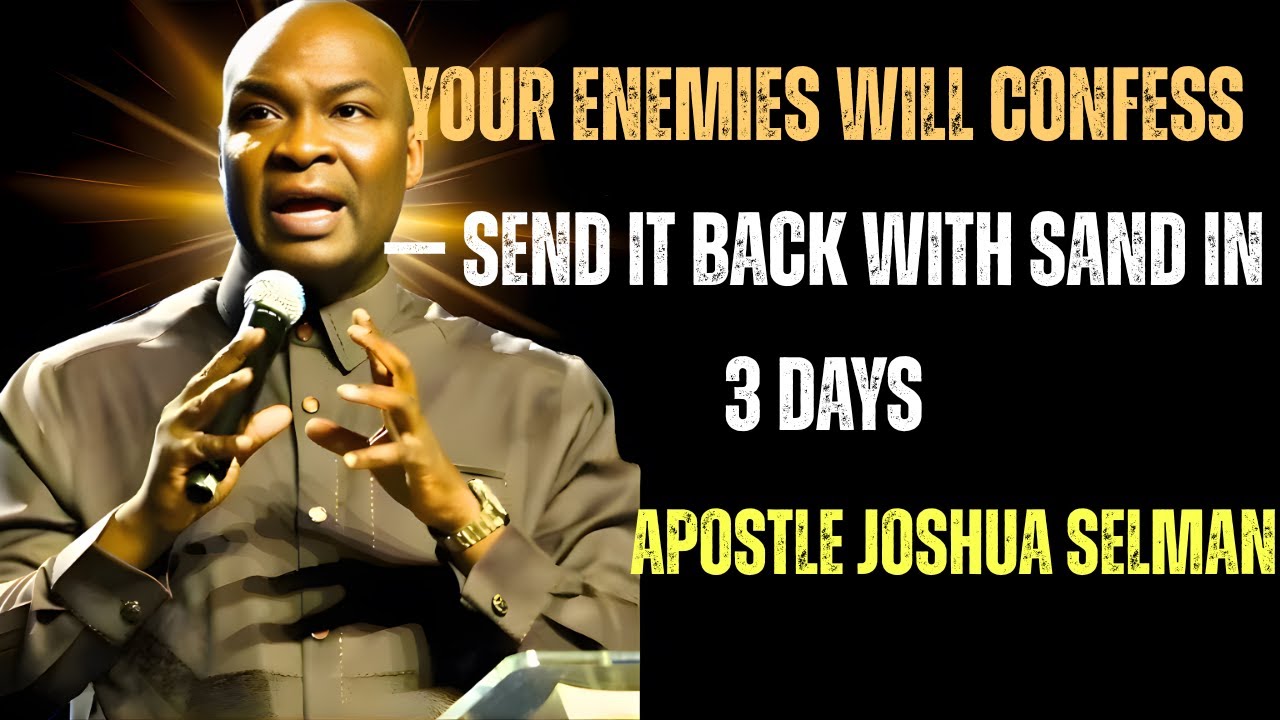 Your Enemies Will Confess — Send It Back with SAND in 3 Days | APOSTLE Joshua Selman