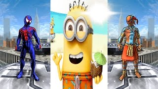 MARVEL Spider-Man Unlimited ANANSI THE SPIDER GOD and BLOOD SPIDER vs Minion Rush minion Vampire screenshot 5