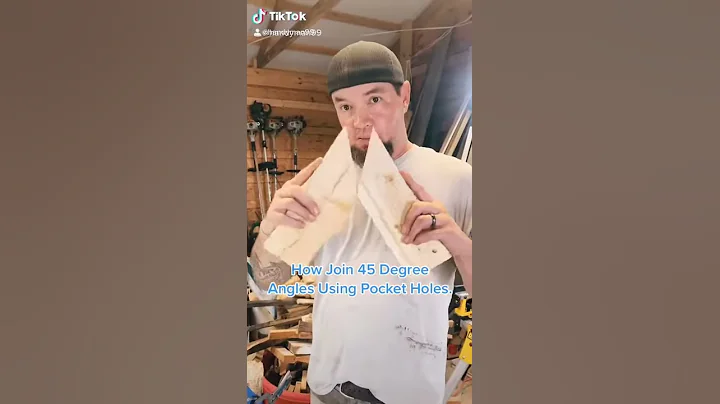 How to join angles with a Kreg pocket jig.