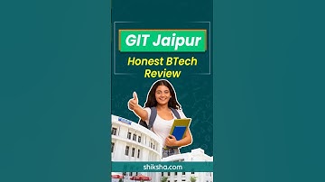 GIT Jaipur BTech Review in 2 minuten #shorts