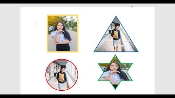 แทรกรูปภาพลงในรูปร่าง Word 2024 #word #รูปร่าง