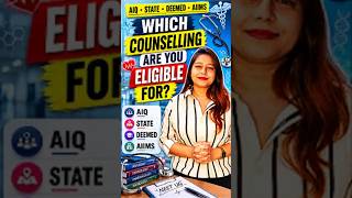 Which NEET UG Counselling Are You Eligible For? |AIQ|State|Deemed|AIIMS #neetug2026 #neetcounselling