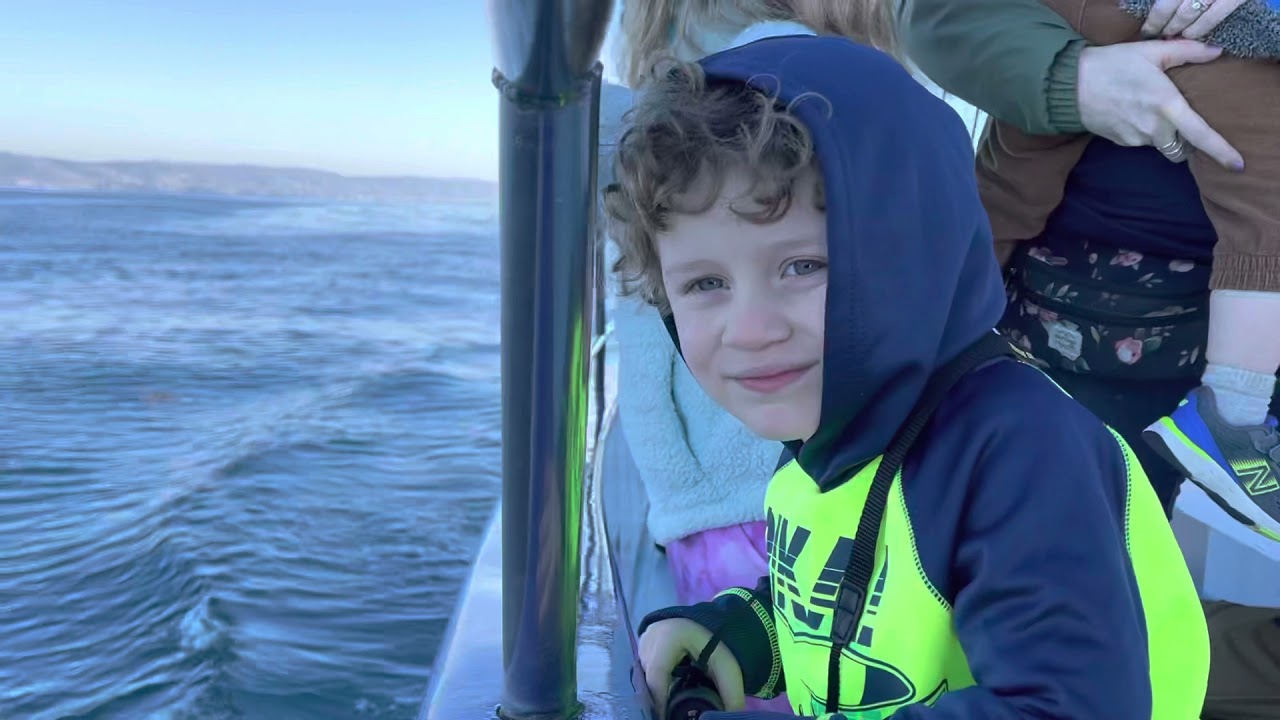 Whale watching at Newport Beach with fam! 1/3/2022