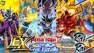 COMPLETED! ALL EX MISSIONS FOR THE BLUE ZONES AND RED ZONES | DOKKAN BATTLE