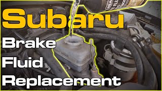 Subaru Brake Fluid Replacement