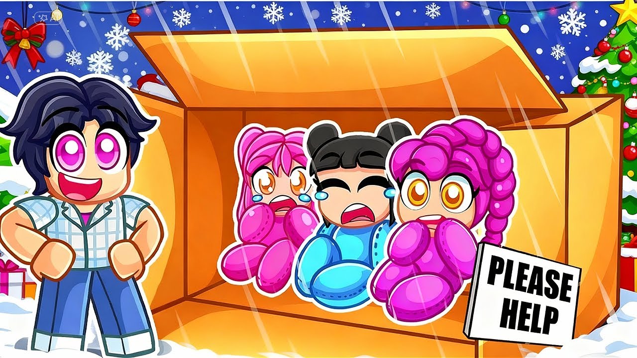 The HUNTRIX stuffed animal girls are ABANDONED in Roblox! KPOP Demon Hunters