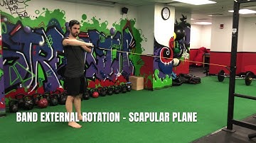 Band External Rotation   Scapular Plane