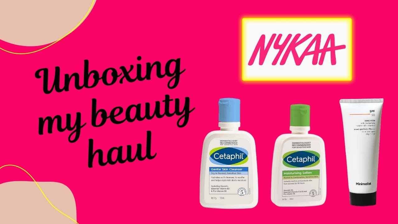 NYKAA haul & skincare routine,Review of beauty products 