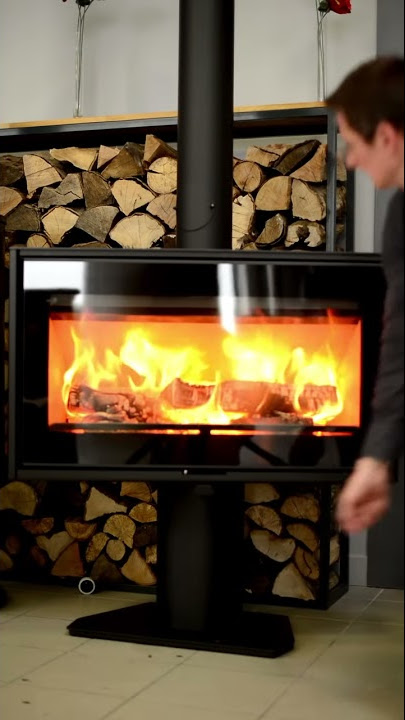 Poêle à bois SL 100 de chez HETA