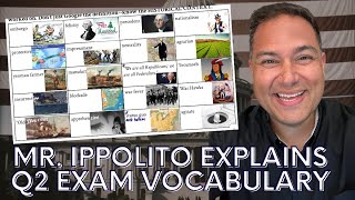 Mr. Ippolito Explains Q2 Exam Vocabulary 2023