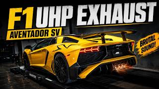 We Put an F1 Exhaust on a Lamborghini Aventador SV… It Sounds INSANE! We Put A F1 Race Exhaust On My V12 Lamborghini Aventador It Sounds Insane