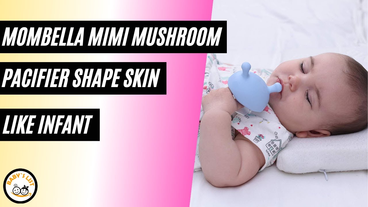 Mimi Pacifier Accesories for babies - Mombella Mimi Mushroom Pacifier Shape Skin Like ...