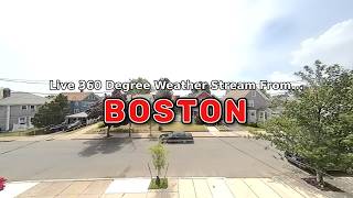 🔴 24x7 Boston Weather 180° 4k Street Cam 🏙️