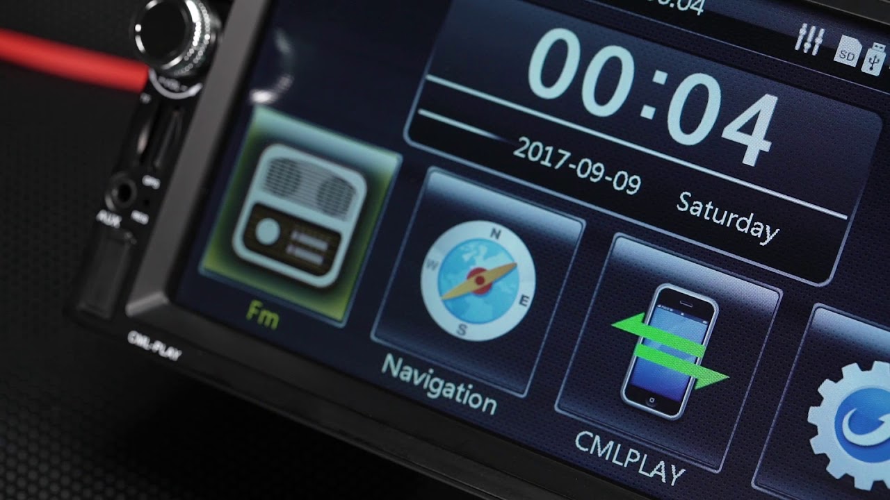 XGODY 7030GM car player - YouTube