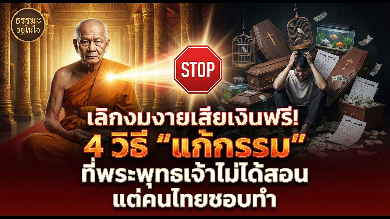 หยุดซื้อทางลัด! เผย 4 วิธีแก้กรรมที่คนเข้าใจผิด พร้อม 